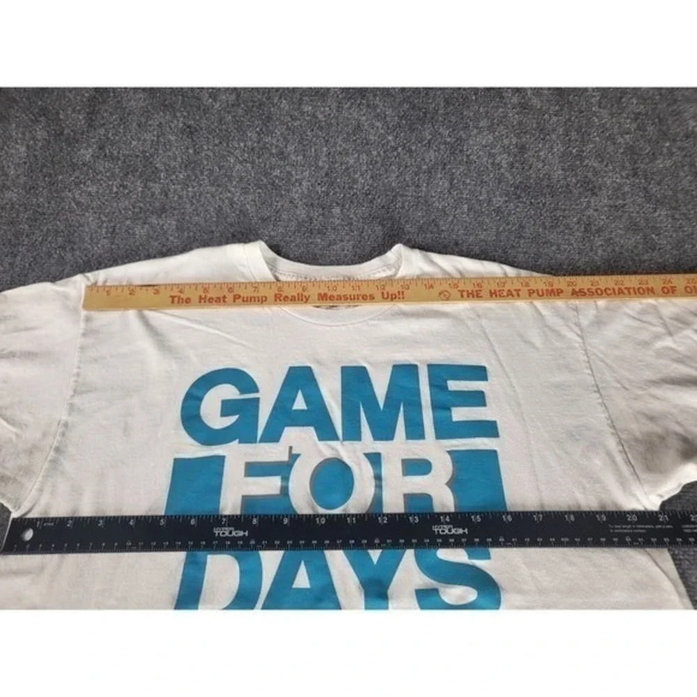 Adidas Game For‎ Days Shirt Mens L Gray Graphic Print Tee Casual Athleisure Top